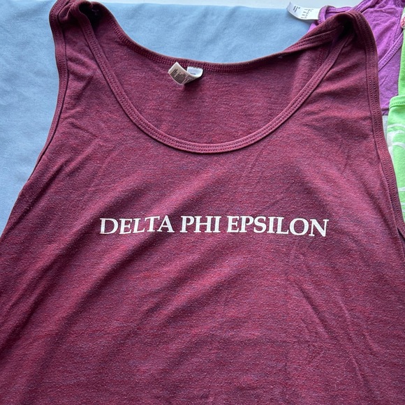 Delta Phi Epsilon oversized tanks - Picture 5 of 12
